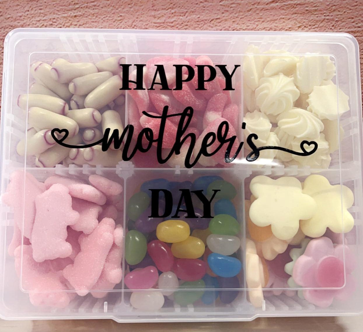 Mother's Day 6 Compartment Box- read description when ordering.