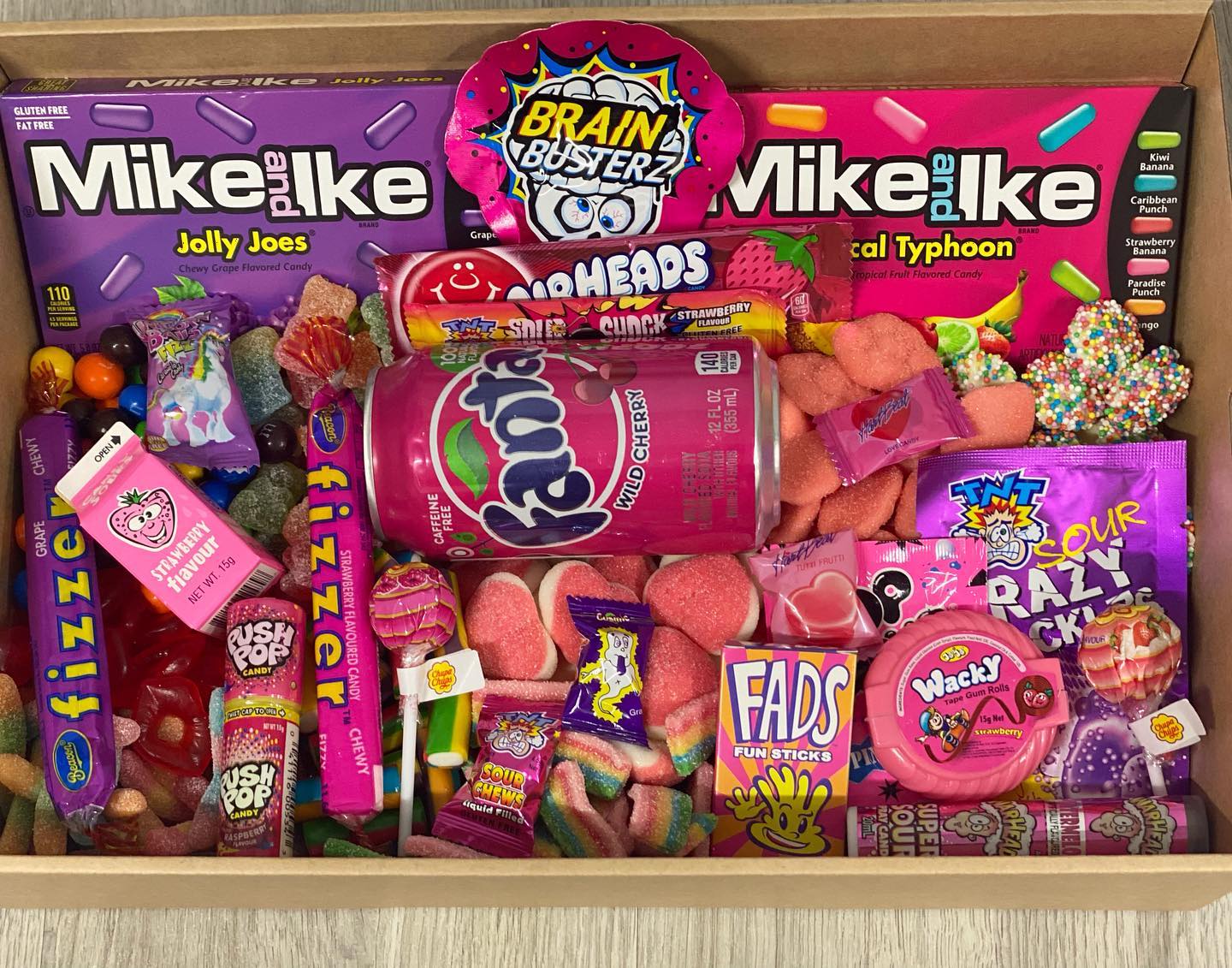 Mega birthday box- pink/purple