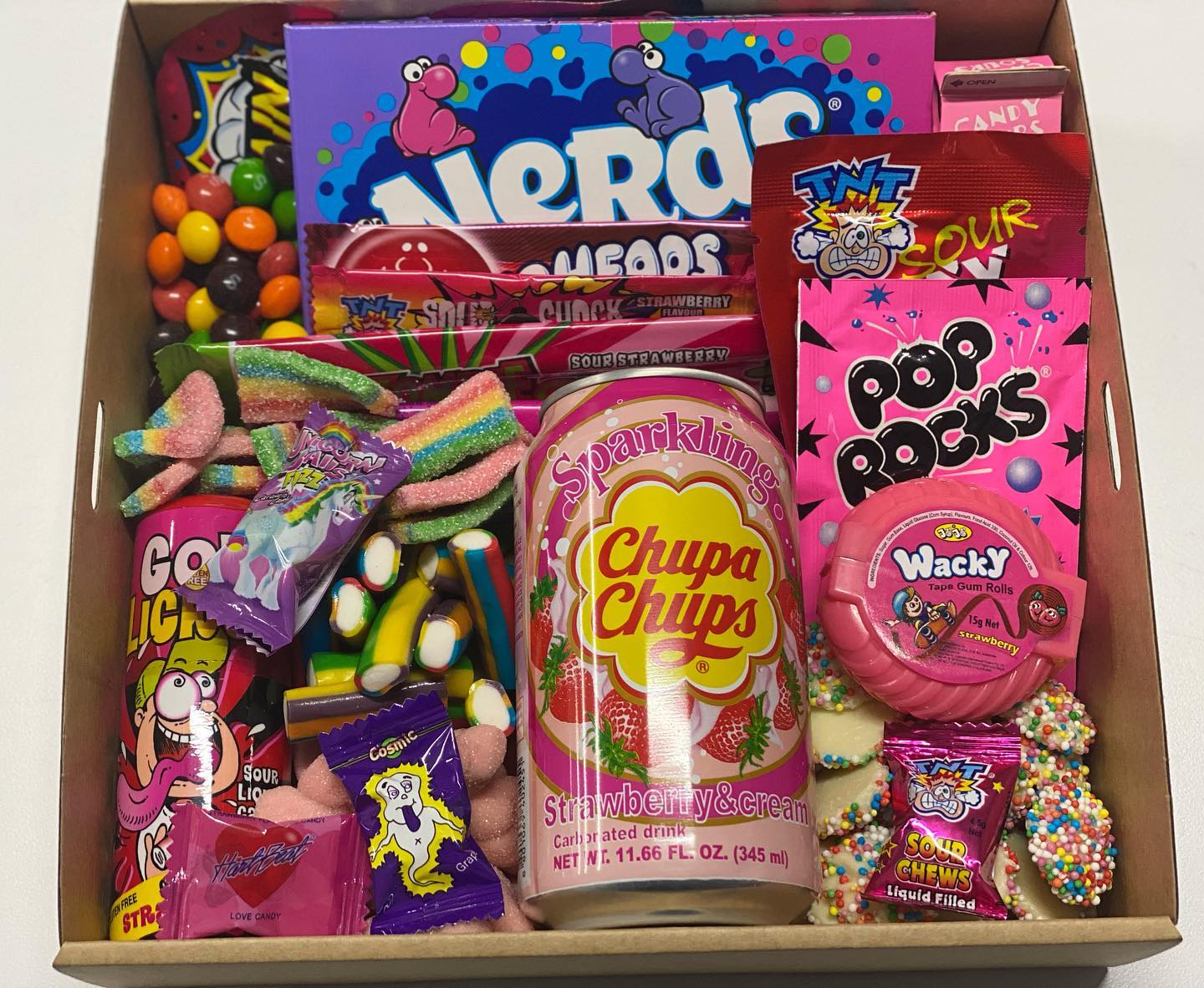 Small Birthday Box pink/purple