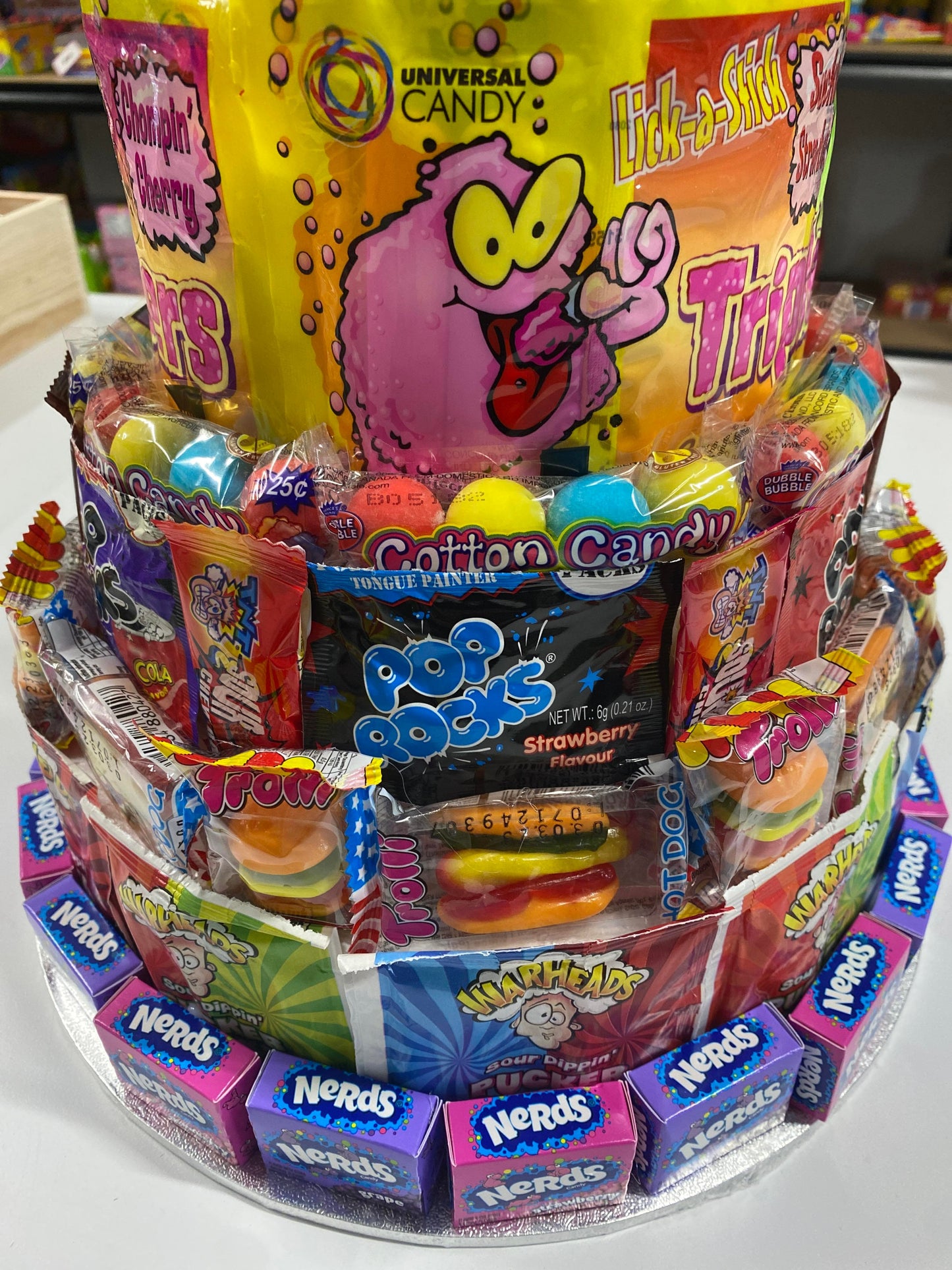 Large Deluxe Candy Cake