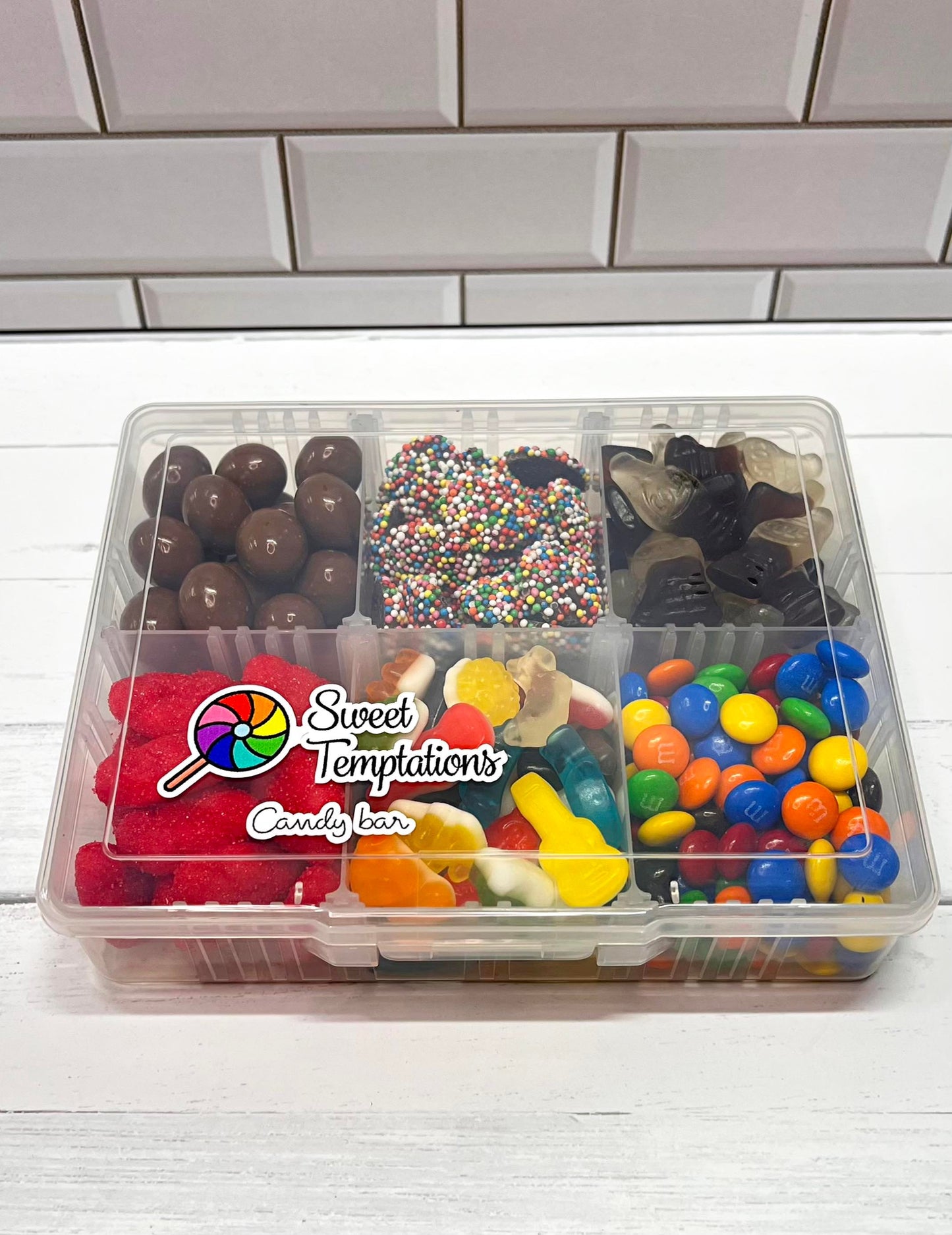 Pick'n'Mix Bento 6 Compartment Box (Medium ~ 600g)
