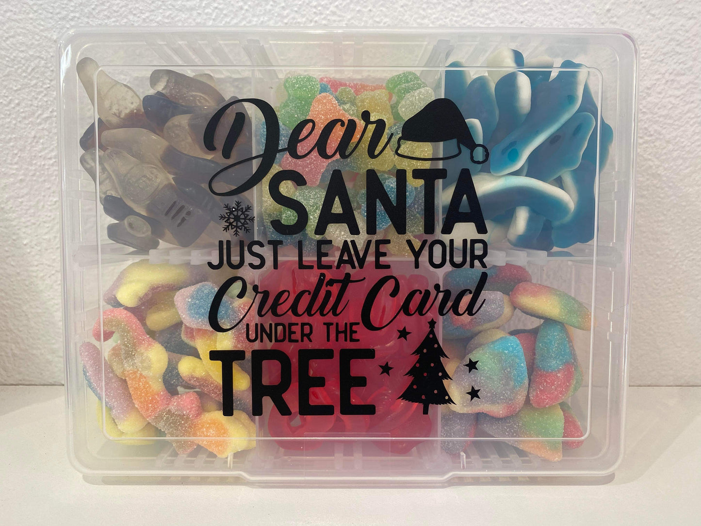 Dear Santa 6 compartment bento box