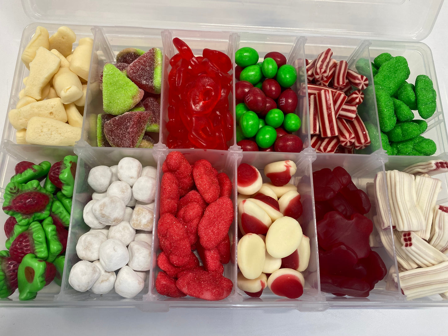 Christmas 12 Compartment Box