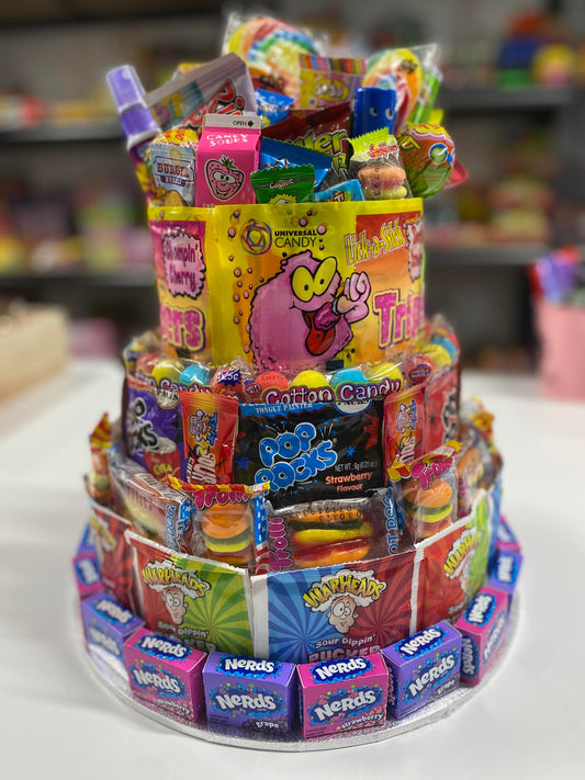 Large Deluxe Candy Cake