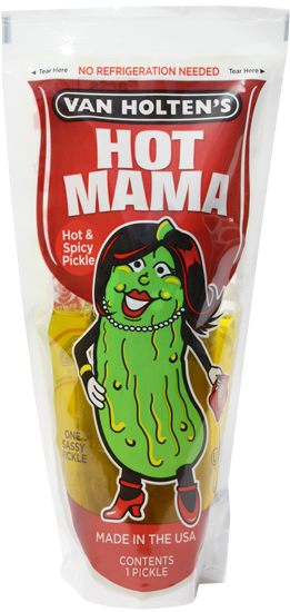 Hot Mama Pickle-In-A-Pouch