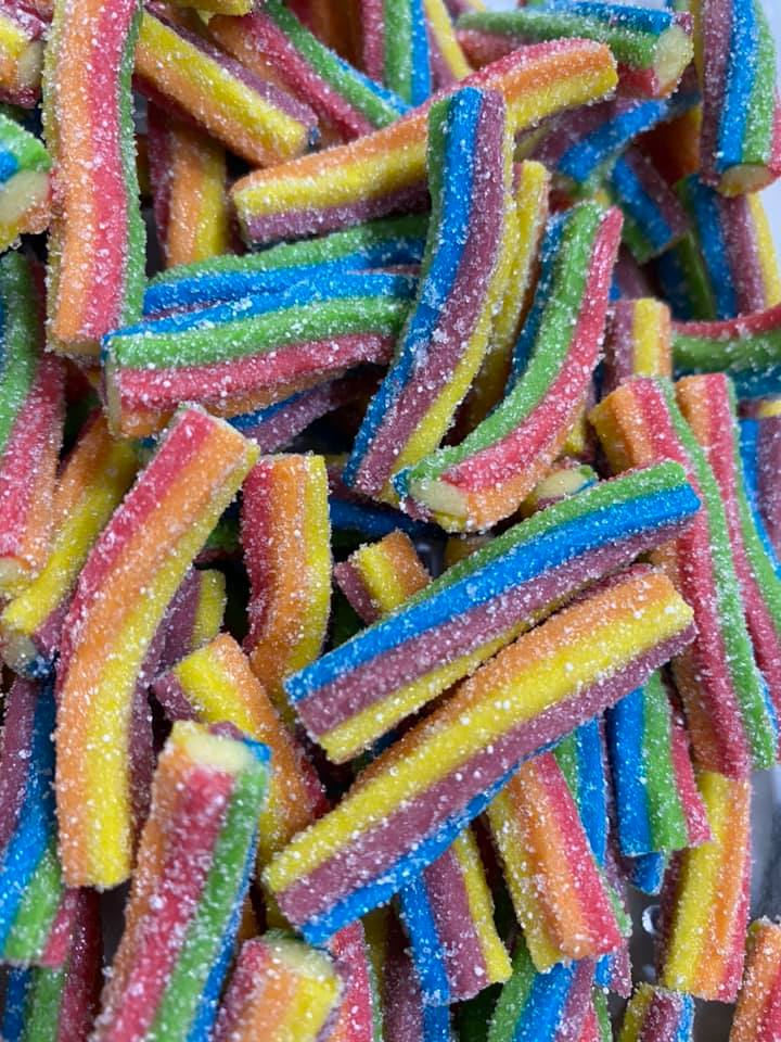 Sour Filled Rainbow Twists